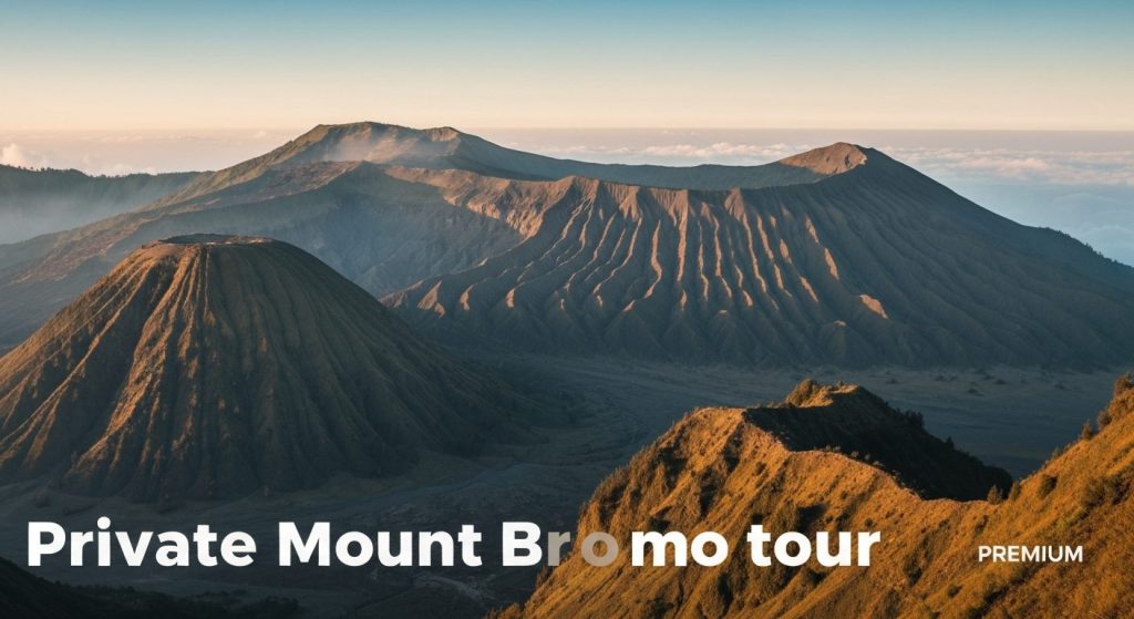 private mount bromo tour — Photorealistic editorial travel photograph relevant to: The dedicated Mount Bromo sunrise & j